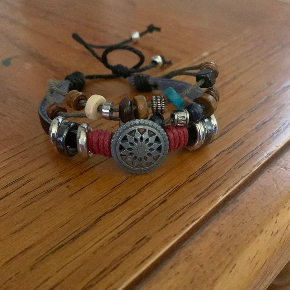 Three strand bracelet